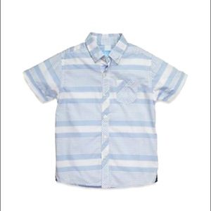 Boys Striped Chambray Shirt